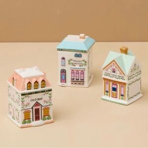 Lenox Spice Village 3-Piece Italian Market Spice Jar Set - 2026 - New in Box!
